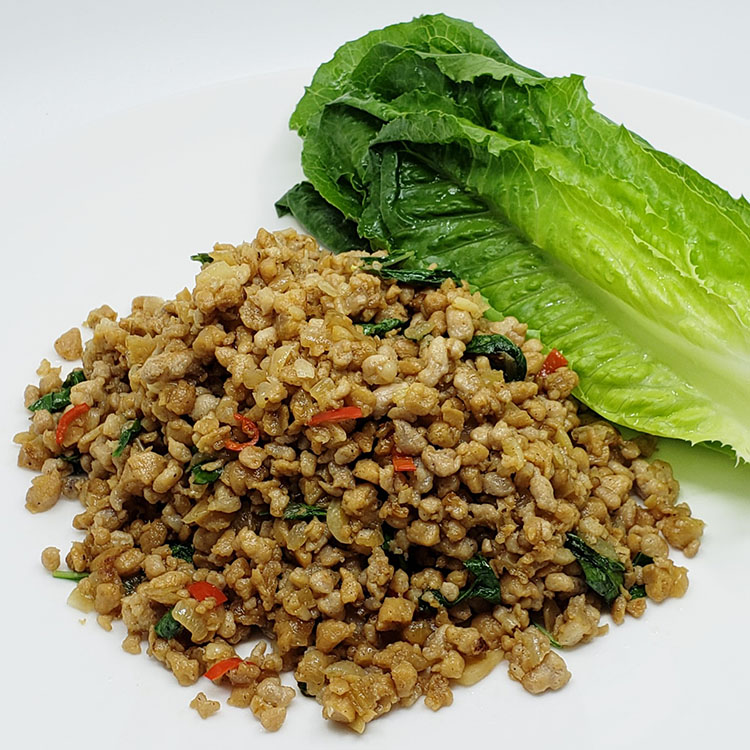 泰式生菜包（素肉碎之三）